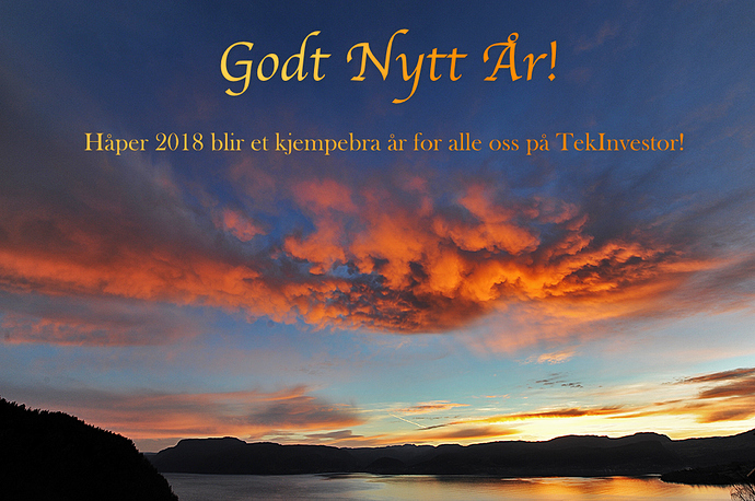 Godt Nytt År TekInvestor