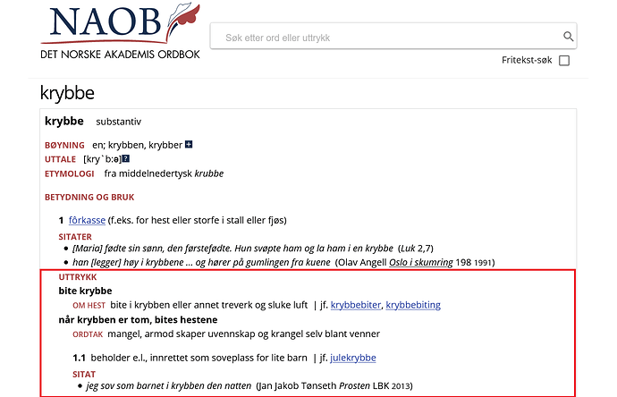 Screenshot 2021-08-01 at 10-16-16 krybbe - Det Norske Akademis ordbok