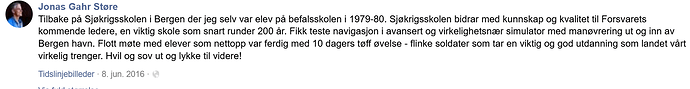 Screenshot 2024-01-26 at 18-17-56 Tilbake på Sjøkrigsskolen i Bergen der... - Jonas Gahr Støre