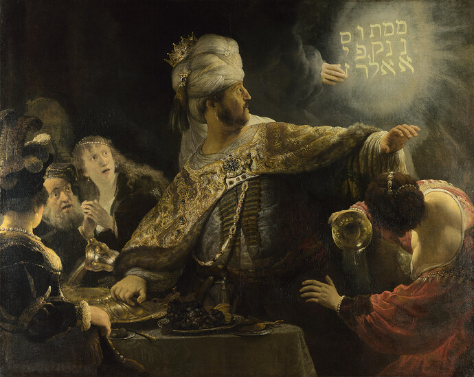 Rembrandt-Belsazar