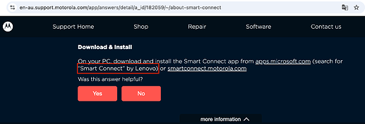 MotorolaSmartConnectAbout
