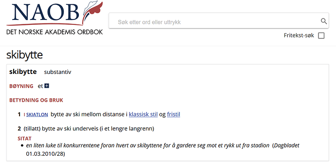 Screenshot_2020-07-29 skibytte - Det Norske Akademis ordbok