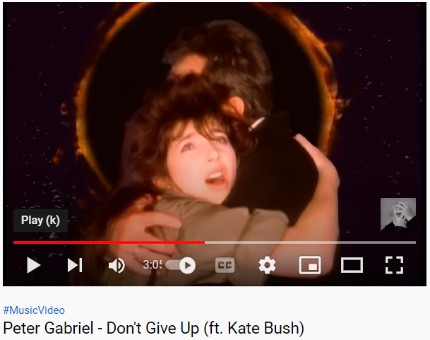 Bush & Gabriel Dont give up