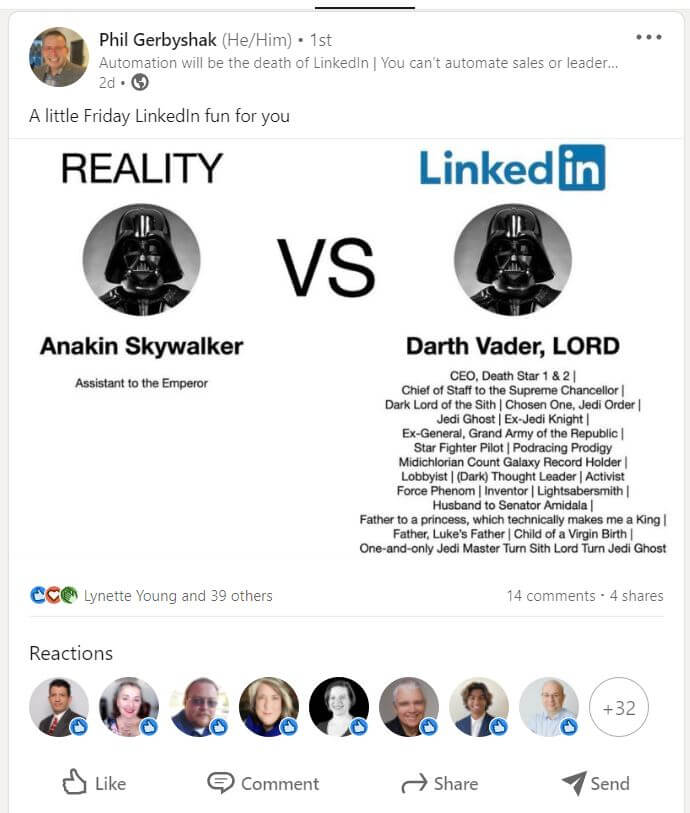 Reality-Vs-LinkedIn-Meme