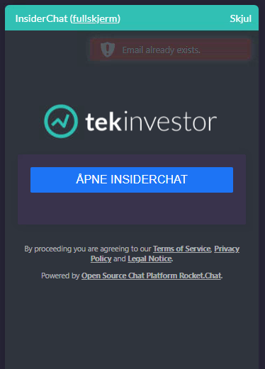 email already exists